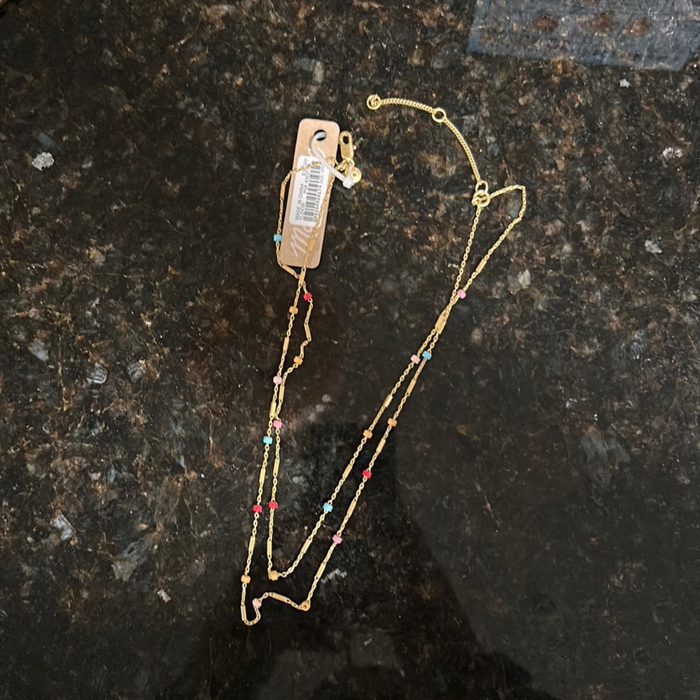 Madewell double necklace